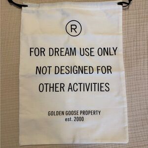 Brand New Golden Goose Dust Bag